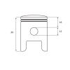 Klip Husqvarna 61 bolcna 12mm AIP