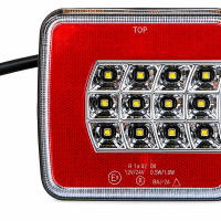 Štop lampa led novi tip desna crveno - bela