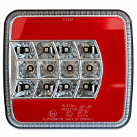 Štop lampa led novi tip leva crveno - bela
