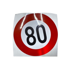 Reflektujuce Ogranicenje Pvc 80KM/H