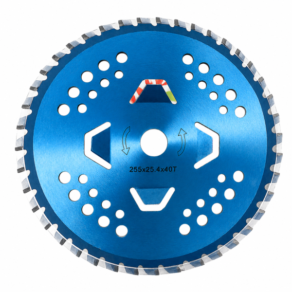 Cirkular trimer plavi 255x25,4x40T