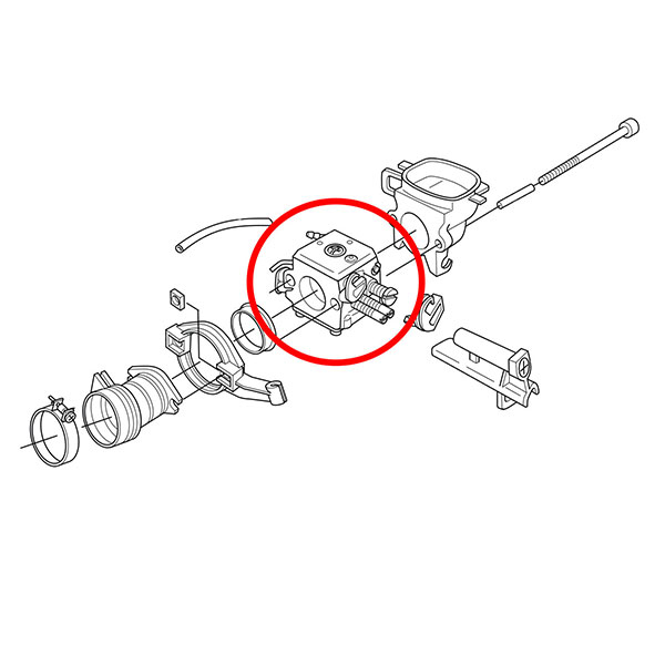 Karburator Husqvarna 365 372 Tillotson
