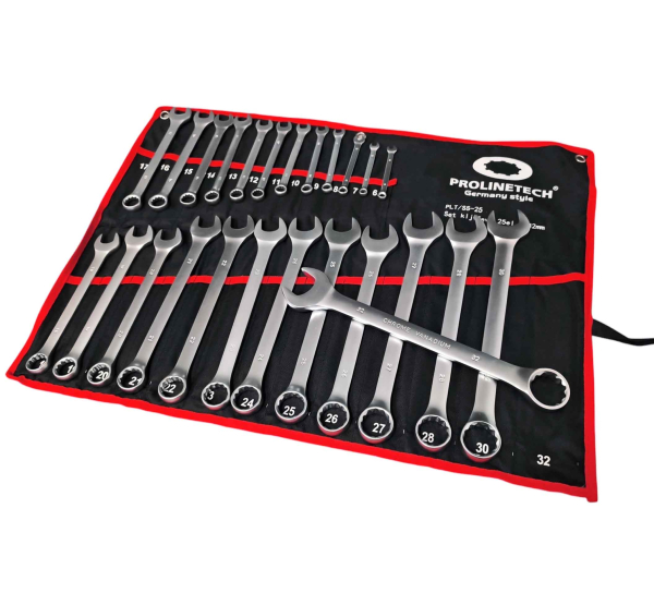 PROLINETECH Set 25 ključeva U Platnu 6-32mm PLT/SS-25