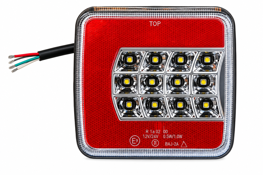 Štop lampa led novi tip desna crveno - bela